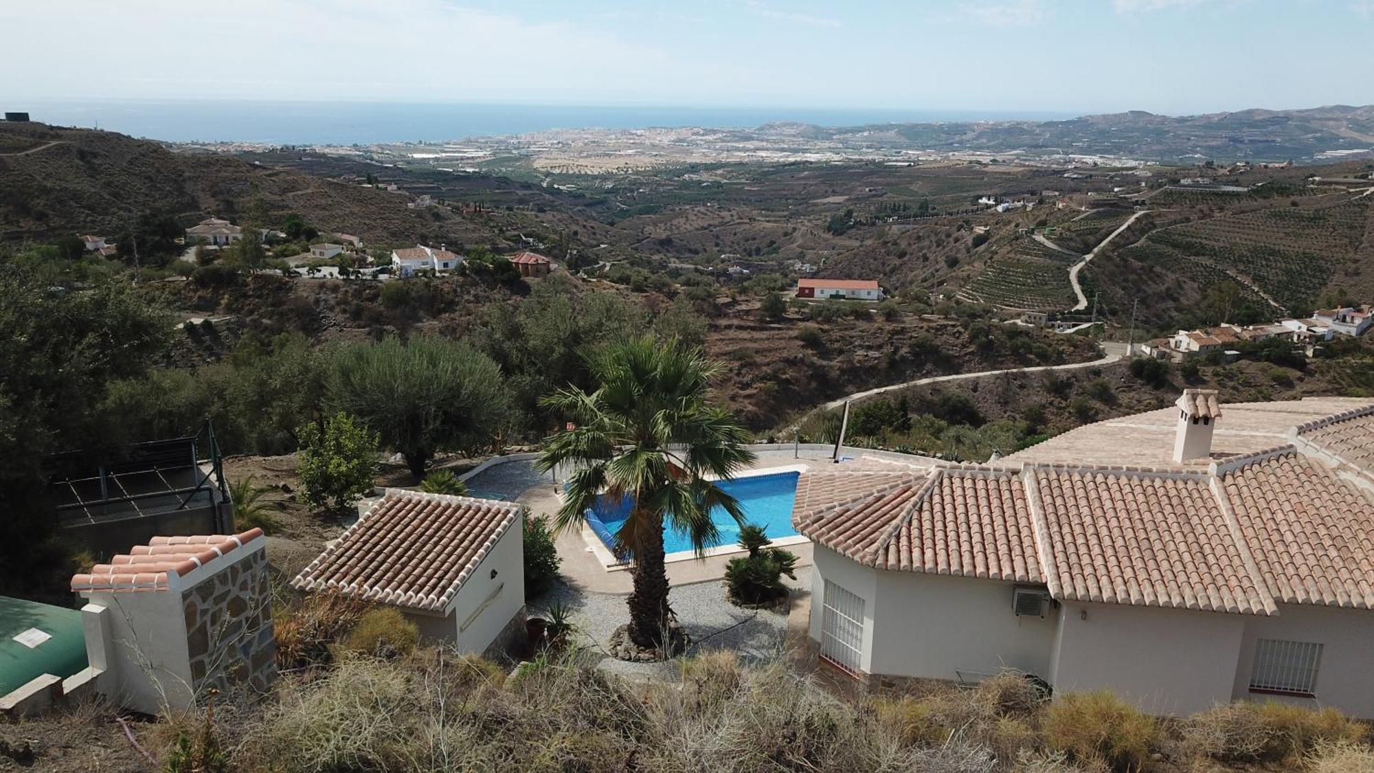 Villa Camakini With Heated Pool And Sea View Arenas  Eksteriør bilde